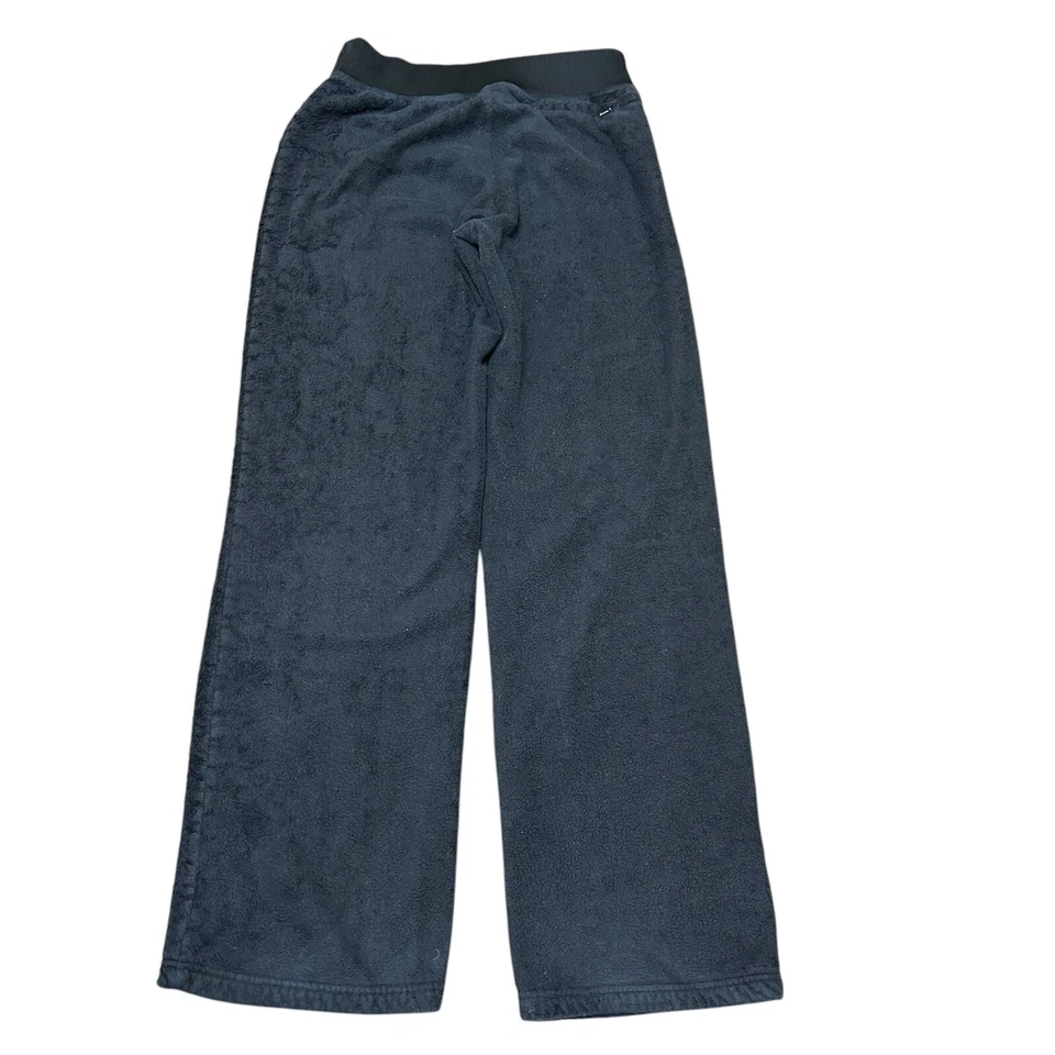 The North Face Pants Women S Black Polartec Classic Fleece Low Rise Wide Leg - Image 2 of 4