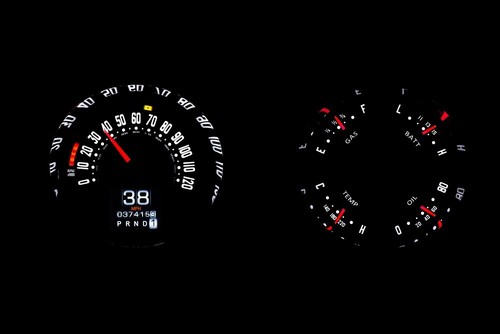 Dakota Digital 1951-52 Chevy Car Retrotech Analog Gauge System RTX-51C-X - Picture 2 of 17