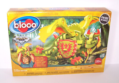 Bloco Toys BC-20002 DRACHEN 3D Modell zum bauen, Spielzeug Kindergeburtstag