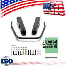 Universal Seat Slider Seat Mounting Track Assembly Kit Racewill For NRG Sparco
