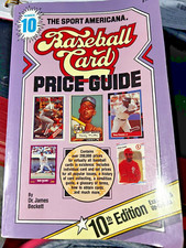 THE SPORT AMERICANA BASEBALL CARD PRICE GUIDE NO 10 1988