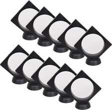 15Pack 3D Floating Frame Display Stands Holder Base For Jewelry Medallion Coins