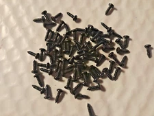 #4 x 5/16" PAN HEAD PHILLIPS SHEET METAL SCREWS AB-PT BLACK OXIDE STEEL
