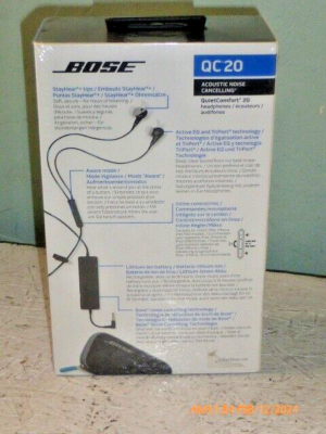 Bose QuietComfort 20 Acoustic Noise Cancelling Headphones - Black