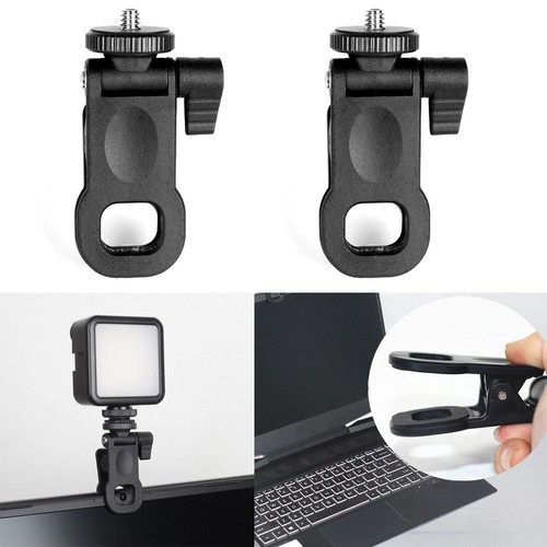 2 Pcs 1/4 Screw Mount Camera Flash Holder Photography Accessory ...