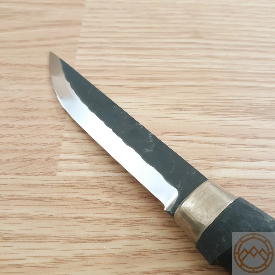 Cuchillo fijo Marttiini Ilves Edition 4,25" 80CrV2 hoja de acero mango de madera de abedul Foto 2 de 4