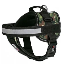 Multi Purpose Dog Harness Green Camo XS 15"-19"
