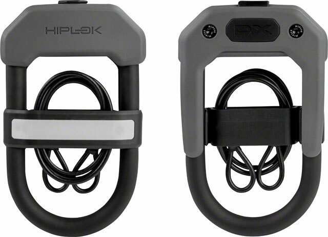 Hiplok Dxc Indossabile Acciaio Temprato Grillo Lucchetto E Cavo 14mm Grigio