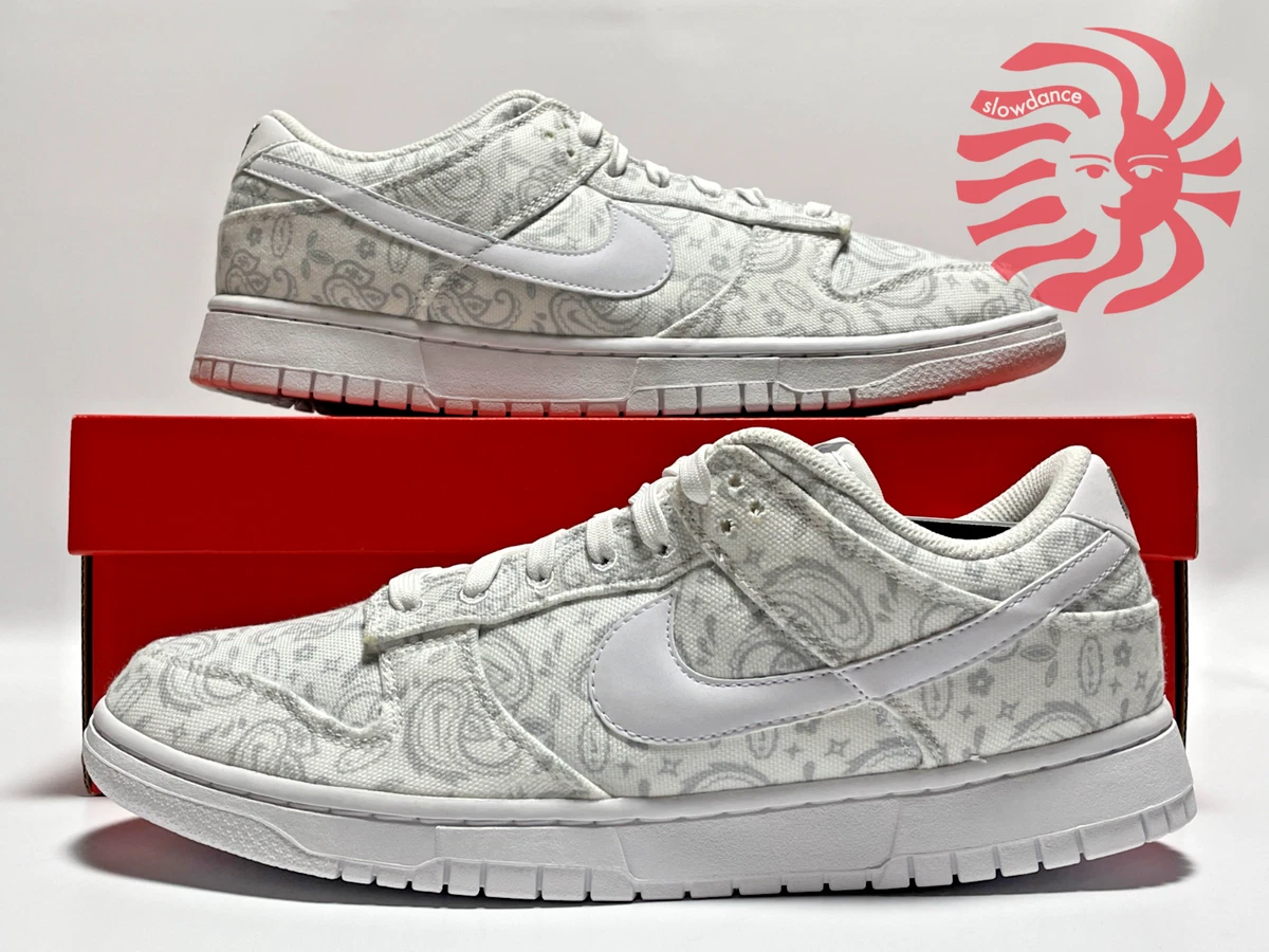 Nike WMNS Dunk Low ESS White Paisley [W 5-12] DJ9955-100 New