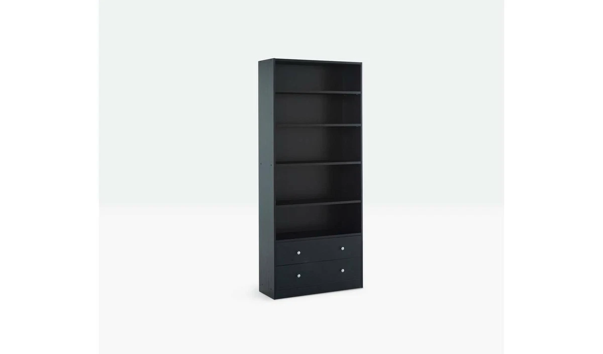 Habitat maine 4 shelf on sale 2 drawer bookcase