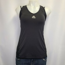Adidas Womens Techfit Climacool Black Racerback Tank Top Activewear Small