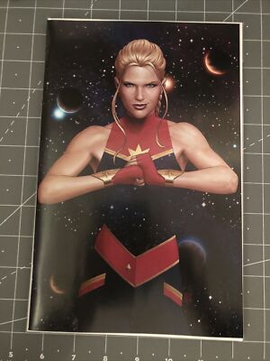 CAPTAIN MARVEL #1 NM 2ND PRINT JTC NEGATIVE SPACE  VIRGIN  VARIANT MARVEL 23 