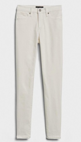 White Skinny Ankle Stretch Jeans Size 