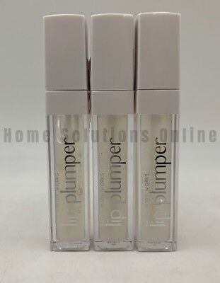 Bath & Body Works Lip Plumper Lip Gloss 0.19oz Clear S/3 #8001A