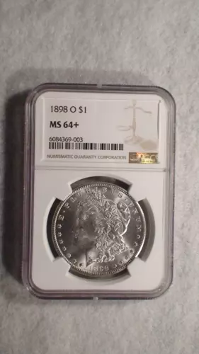 1898 O Morgan Dollar NGC MS64+ UNCIRCULATED $1 Coin PRICED TO SELL!