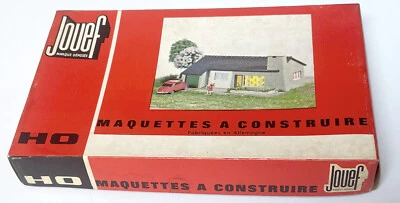Jouef (Pola) réf 788 bungalow neuf non monté en très bon état 1966 maquette rare - Photo 1/4