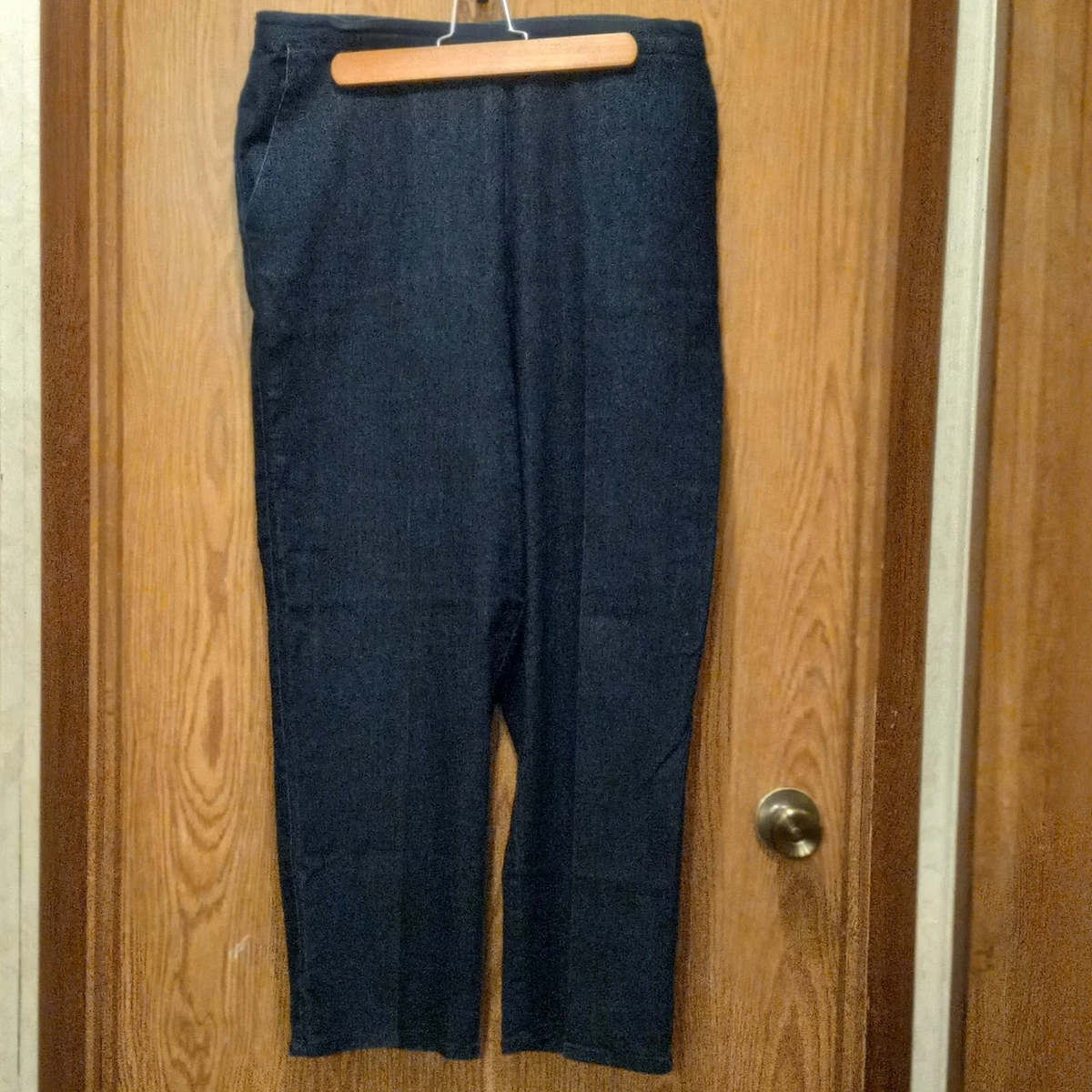 Alfred dunner pants cotton polyester best sale spandex