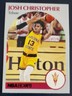 2021-22 Panini Chronicles Hoops Tribute Josh Christopher Black Parallel #72 RC