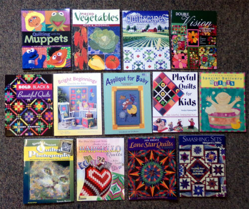 50 QUILTING BOOKS: Huge Mixed Collection, Quilt Book Lot, Knit Stitch Sew Quilts - Picture 3 of 7