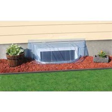 Window Well Cover Straight Bubble, Economy 39 in. W x 13 in. D x 15 in. H 1 Pack