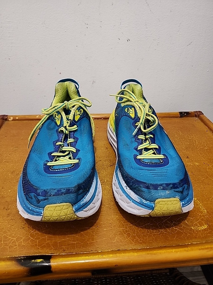 Hoka One One Bondi 5 Athletic Running Walking Shoes Blue  display picture 1