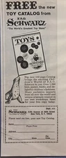 F.A.O. Schwarz World's Greatest Toy Store Fifth Ave Seal Vintage Print Ad 1965
