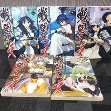 USED SENGOKU RANCE Vol.1-5 Complete set Comics Manga JAPAN
