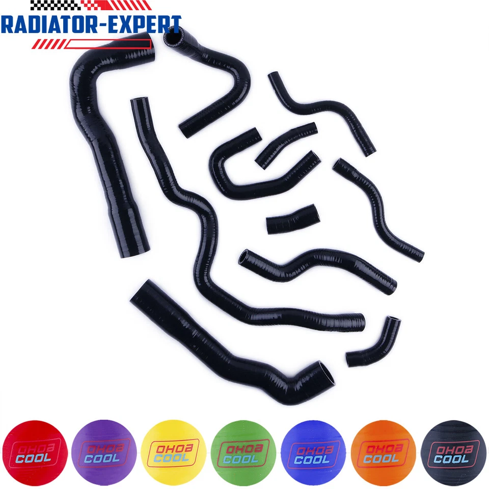 For BMW E36 323i/325i/325iX/328i/M3 1992-1999 Silicone Radiator Heater Hose Kit - Imagem 2 de 4