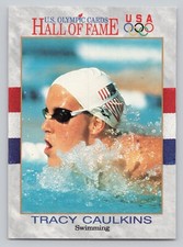 1991 U.S. Olympics Cards Hall Of Fame Tracy Caulkins Swimming 45