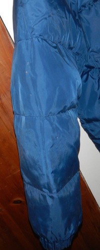 Genuine Scooter Co Gerry Goose Puffer Parka Mens Large Maroon Blue Reversible - Picture 7 of 9