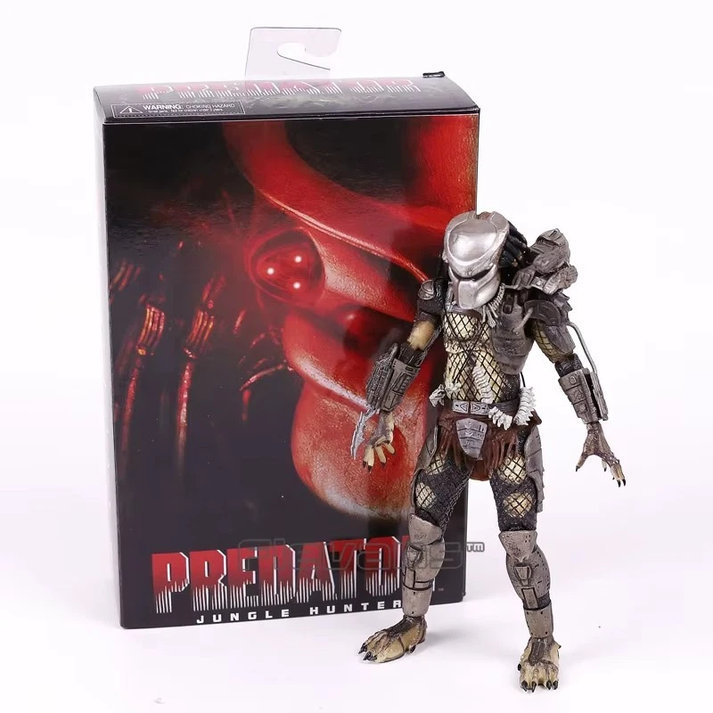 Figuras de ação NECA Predator Jungle Hunter Ultimate 7" brinquedo 1:12 luxo novo na caixa - Imagem 2 de 4