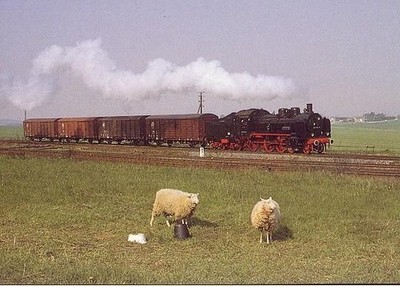 Postcard · Steam Locomotive 38 1182 (Prussian. P 8) - DR - Triptis/Thür. 1992 (118.07)