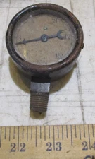 Vintage U.S. Gauge Co.  pressure Gauge  0-15    Very EARLY US Gauge