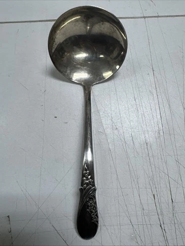 May Melody by International Sterling Silver Gravy Ladle 6 1/2" 56g