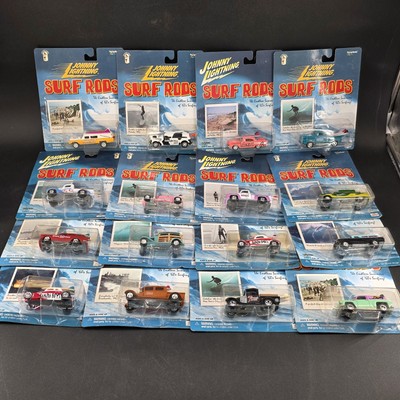 Johnny Lightning Surf Rods Lot Of 16 No Duplicates