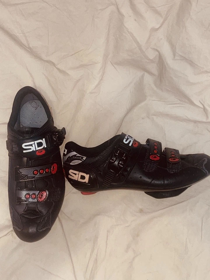 Дорожные велосипедные туфли Sidi черные с регулируемыми ремнями - Изображение 4 из 4