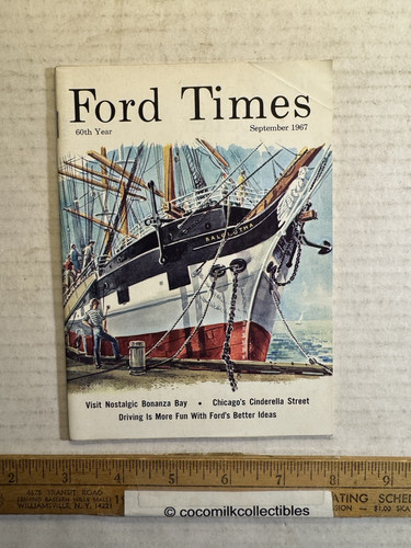 Vintage September 1967 Ford Times Magazine