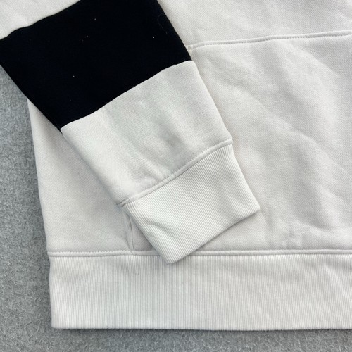Hollister Hoodie Men’s Large White Los Angeles California Fleece Sweater Adult - Picture 7 of 12