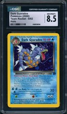 CGC 8.5 Dark Gyarados Team Rocket 8/82 DOUBLE MOUTH SWIRL Holo Pokemon Card