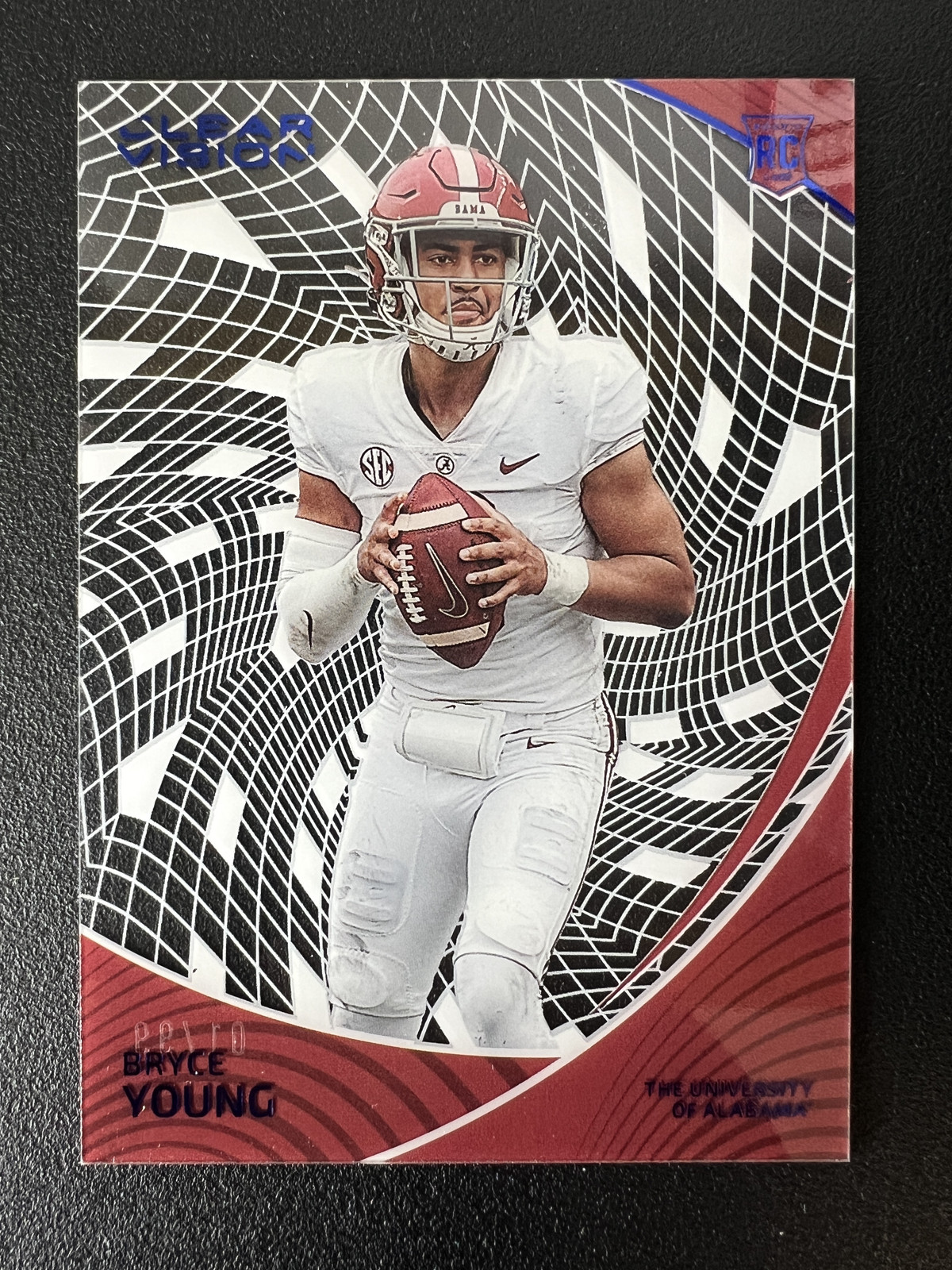 Bryce Young 2023 Panini Chronicles DP #1 Clear Vision Blue /99 Rookie