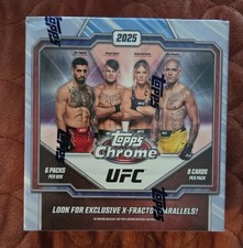 2025 TOPPS CHROME UFC MEGA BOX NEW
