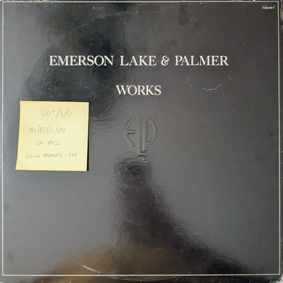 Emerson Lake & Palmer Works Vinyl Record VG+/VG K80009 1977