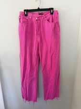 FASHION NOVA Women’s Hot Pink  Pants 9 BarbieCore Dopamine Dressing Vacation