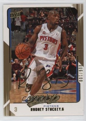 2008-09 Upper Deck MVP Gold Script 6/100 Rodney Stuckey #46 09is