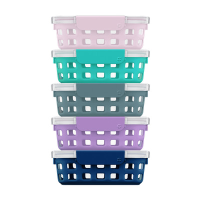 3.4 Cup 27 Ounce Duraglass Food Storage Meal Prep Container Set, 10 Piece