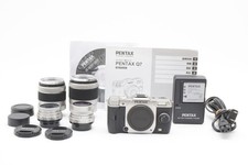 PENTAX Q7 12.4 MP Digital Camera Silver Body 02 03 05 06 Lens Set from Japan