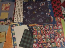 Disney /Dr Suess Scrapbook Lot-paper, Stickers , Cardstock, Misc