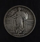 1917 Type 1 Standing Liberty Quarter Fine VF    Lot 4975