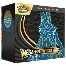 Pokémon TCG Mega Entwicklung Top-Trainer-Box: Lucario Deutsch NEU & OVP ME01