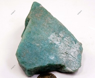 1035.90 Ct Natural Amazonite Blue Earth Mined Rough Certified Loose Gemstone